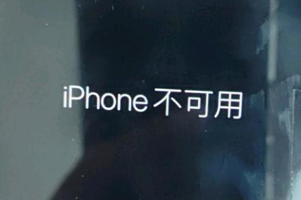 德钦苹果服务网点分享锁屏界面显示“iPhone 不可用”如何解决 