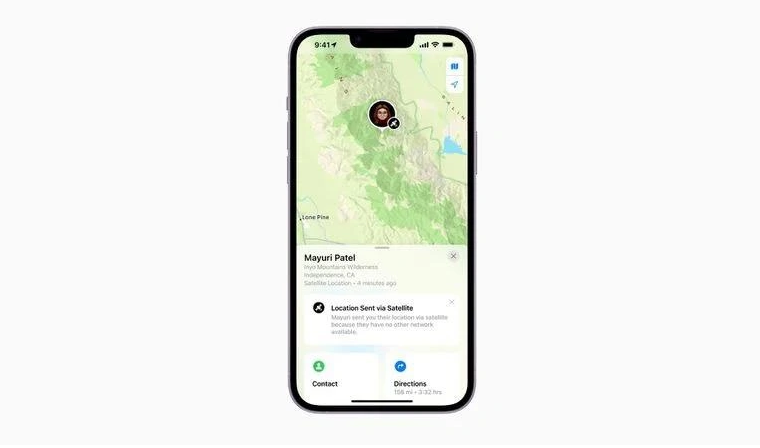 德钦苹果14维修分享iPhone14系列中 FindMy功能通过卫星分享位置方法教程 